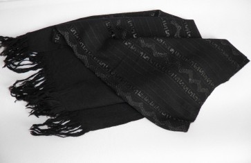 Шарф широкий палантин