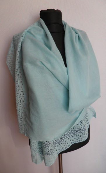 Шарф широкий палантин