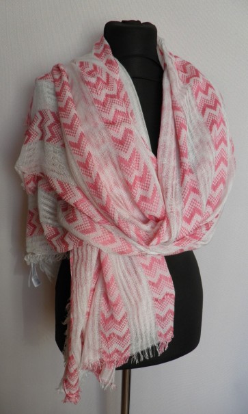 Шарф широкий палантин