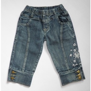 Бриджи джинсовые